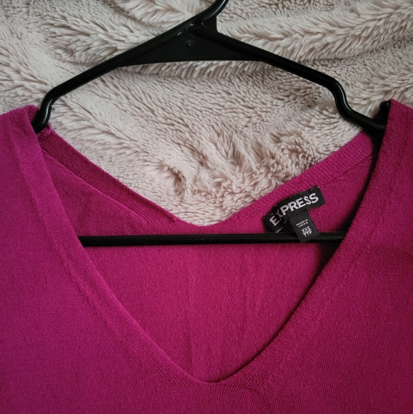 Express Fuschia Sweater - Picture 2 of 5